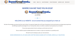 Desktop Screenshot of beyondgrouptravel.com